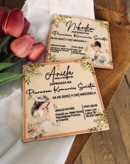 ZAPROSZENIE NA KOMUNIĘ ŚWiĘTĄ