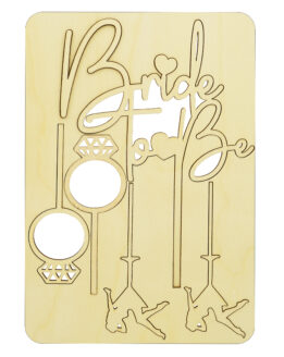 TOPPER NA TORT ZESTAW TOPPERÓW NA TORT WIECZÓR PANIEŃSKI BRIDE TO BE