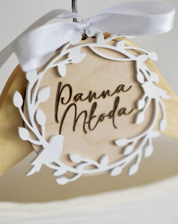 Zawieszka na wieszak ślubny