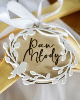 Zawieszka na wieszak ślubny